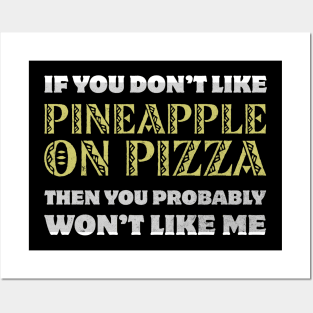 Pineapple Pizza Rocks! Posters and Art